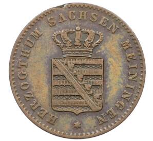 2 пфеннига 1863 года Саксен-Мейнинген — Фото №2