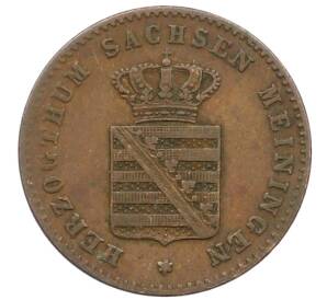 2 пфеннига 1867 года Саксен-Мейнинген — Фото №2