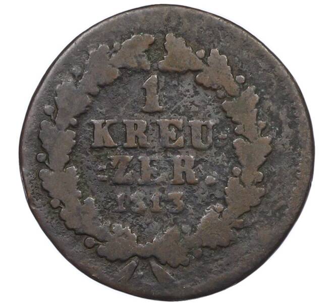 Монета 1 пфенниг 1813 года Нассау (Артикул: K10-7630) — Фото №1