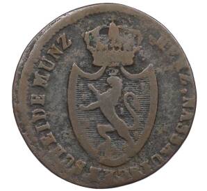 1 пфенниг 1813 года Нассау — Фото №2