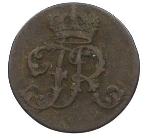 1 пфенниг 1752 года Пруссия — Фото №2