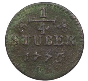1/4 штюбера 1775 года Юлих-Берг — Фото №1