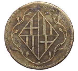 4 кварто 1809 года Испания — провинция Барселона — Фото №2