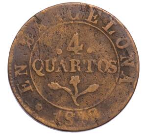 4 кварто 1812 года Испания — провинция Барселона — Фото №1