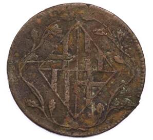 4 кварто 1813 года Испания — провинция Барселона — Фото №2