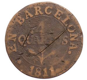 4 кварто 1811 года Испания — провинция Барселона — Фото №1