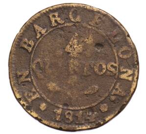 4 кварто 1814 года Испания — провинция Барселона — Фото №1