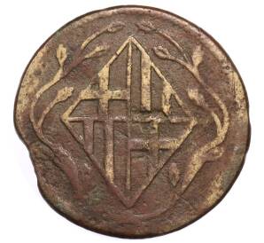 4 кварто 1811 года Испания — провинция Барселона — Фото №2