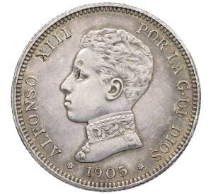 2 песеты 1905 года Испания