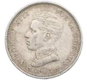 2 песеты 1905 года Испания