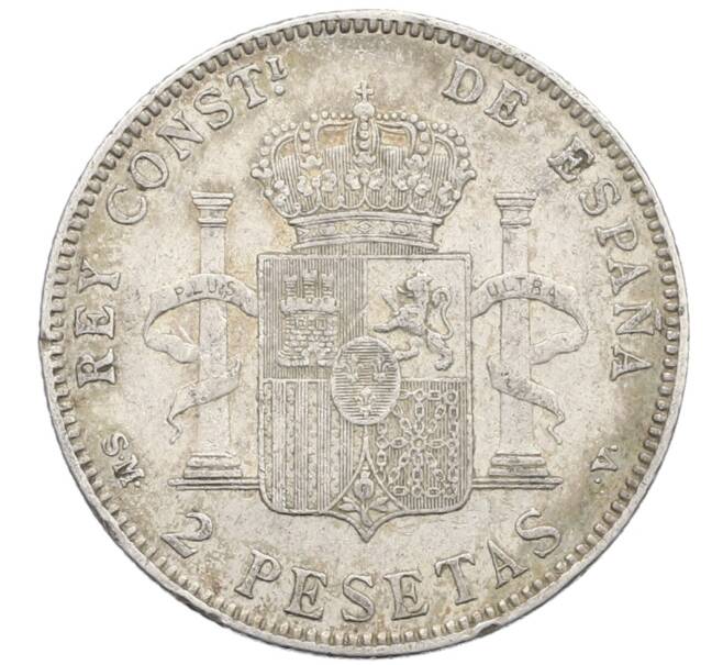 Монета 2 песеты 1905 года Испания (Артикул: K4-0751) — Фото №2