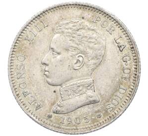 2 песеты 1905 года Испания