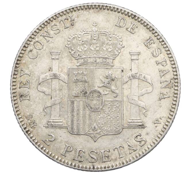 Монета 2 песеты 1905 года Испания (Артикул: K4-0755) — Фото №2