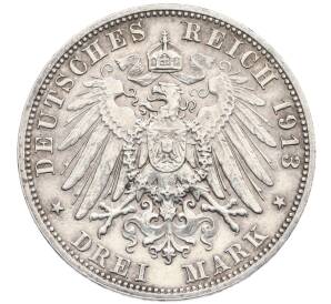 3 марки 1913 года Германия (Саксония) «100 лет Битве народов» — Фото №2