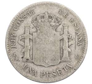 1 песета 1900 года Испания — Фото №2