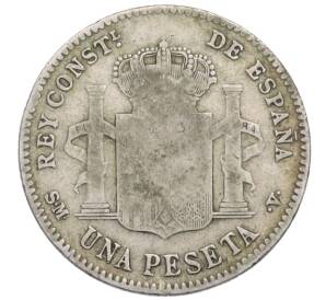 1 песета 1900 года Испания — Фото №2