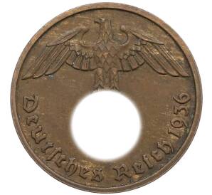 2 рейхспфеннига 1936 года D Германия — Фото №1