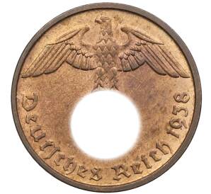 2 рейхспфеннига 1938 года D Германия — Фото №1