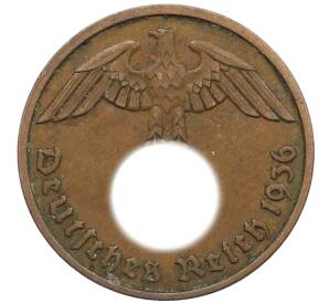 2 рейхспфеннига 1936 года D Германия — Фото №1
