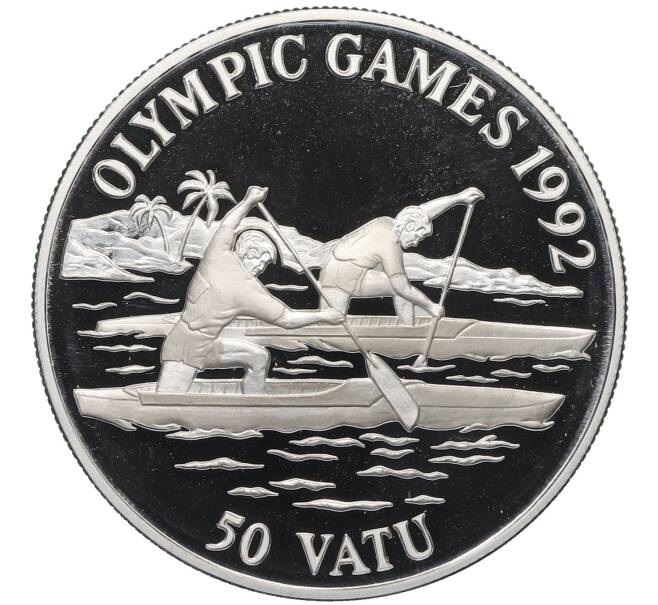 Монета 50 вату 1992 года Вануату «XXV летние Олимпийские Игры в Барселоне 1992» (Артикул: T11-25626) — Фото №1