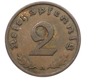 2 рейхспфеннига 1936 года A Германия — Фото №2