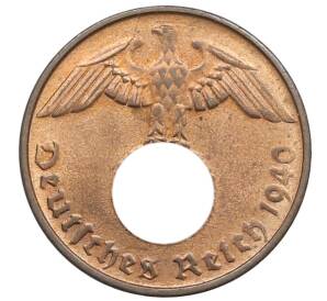 2 рейхспфеннига 1940 года D Германия — Фото №1