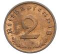 Монета 2 рейхспфеннига 1938 года D Германия (Артикул: K4-0810) — Фото №2