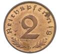 Монета 2 рейхспфеннига 1938 года D Германия (Артикул: K4-0811) — Фото №2