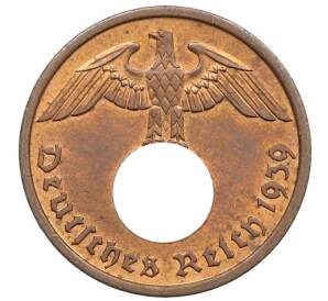 2 рейхспфеннига 1939 года A Германия — Фото №1