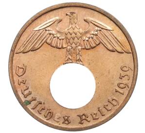 2 рейхспфеннига 1939 года B Германия — Фото №1