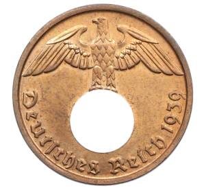 2 рейхспфеннига 1939 года B Германия — Фото №1