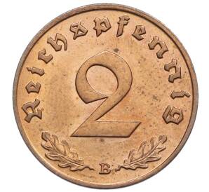 2 рейхспфеннига 1939 года B Германия — Фото №2