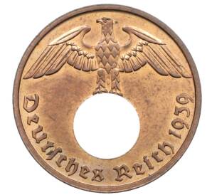 2 рейхспфеннига 1939 года B Германия — Фото №1