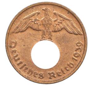 2 рейхспфеннига 1939 года G Германия — Фото №1