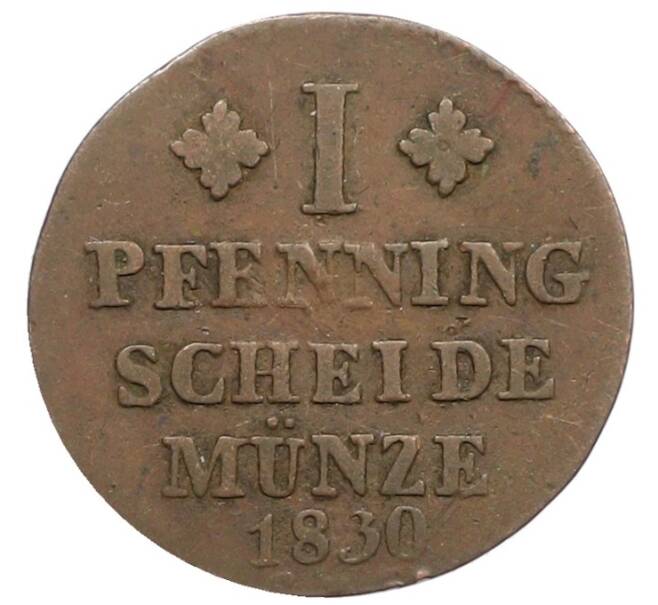 Монета 1 пфенниг 1830 года Брауншвейг (Артикул: K10-7794) — Фото №1