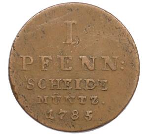 1 пфенниг 1785 года Брауншвейг-Люнебург — Фото №1
