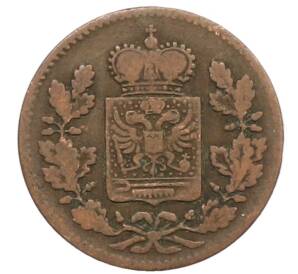 1/4 крейцера 1852 года Шварцбург-Рудольштадт — Фото №2