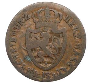 1/4 крейцера 1813 года Нассау — Фото №2