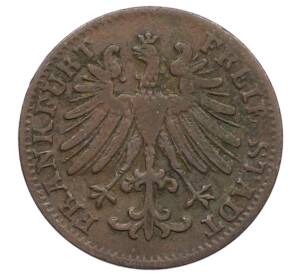 1 геллер 1856 года Франкфурт — Фото №2