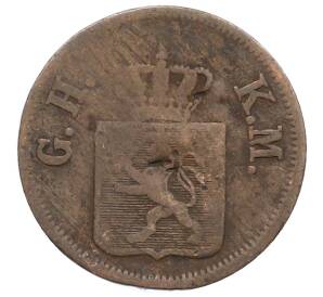 1 геллер 1848 года Гессен-Дармштадт — Фото №2