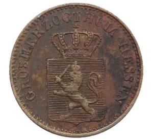 1 пфенниг 1861 года Гессен-Дармштадт — Фото №2