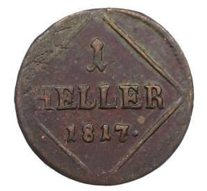 1 геллер 1817 года Бавария — Фото №1
