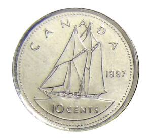 10 центов 1997 года Канада — Фото №1