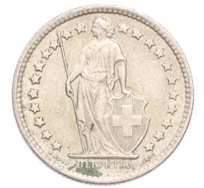 1/2 франка 1961 года Швейцария — Фото №2