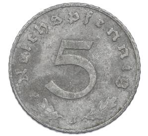 5 рейхспфеннигов 1940 года J Германия — Фото №2