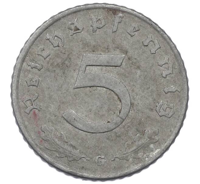 Монета 5 рейхспфеннигов 1941 года G Германия (Артикул: K4-0919) — Фото №2