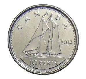 10 центов 2014 года Канада — Фото №1
