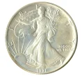 Монета 1 доллар 1991 года США — «Шагающая свобода» (Артикул M2-33168)