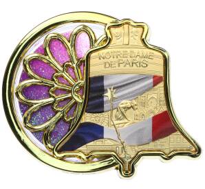 100 франков 2025 года Камерун «Собор Парижской Богоматери (Нотр-Дам-де-Пари)» — Фото №1