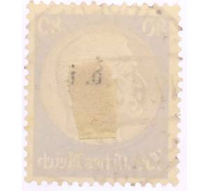 Почтовая марка 80 рейхспфеннигов 1934 года Германия «Гинденбург»